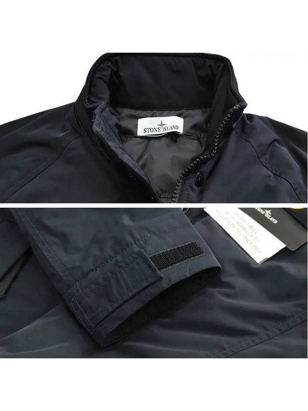 Micro Twill Pure Insulation Technology Primaloft Jacket Navy - STONE ISLAND - BALAAN 4