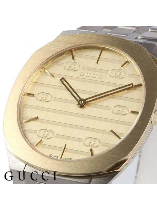 Quartz Dial Metal Watch Gold Silver - GUCCI - BALAAN 3