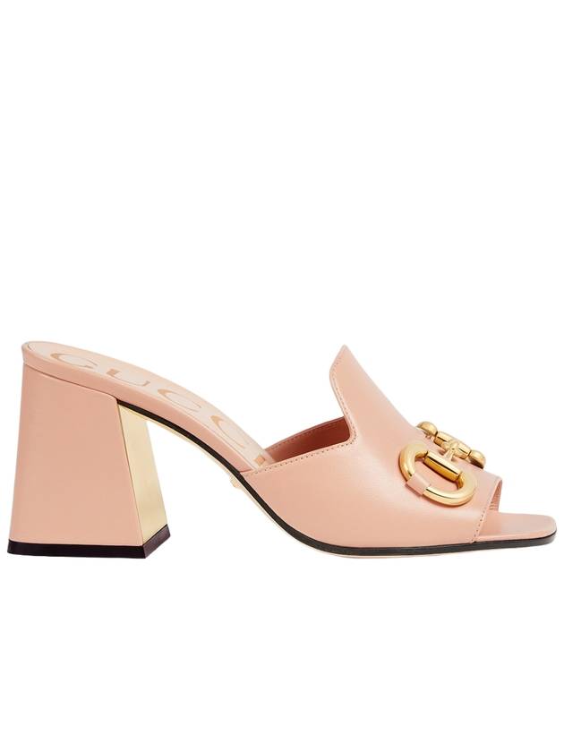 Women's Horsebit Slide Sandals Pink - GUCCI - BALAAN 2