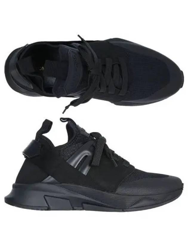 Jago low top black sneakers - TOM FORD - BALAAN 1