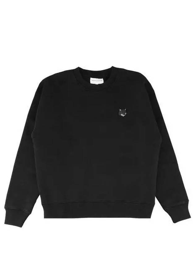 Bold Fox Head Patch Comfort Sweatshirt Black - MAISON KITSUNE - BALAAN 2