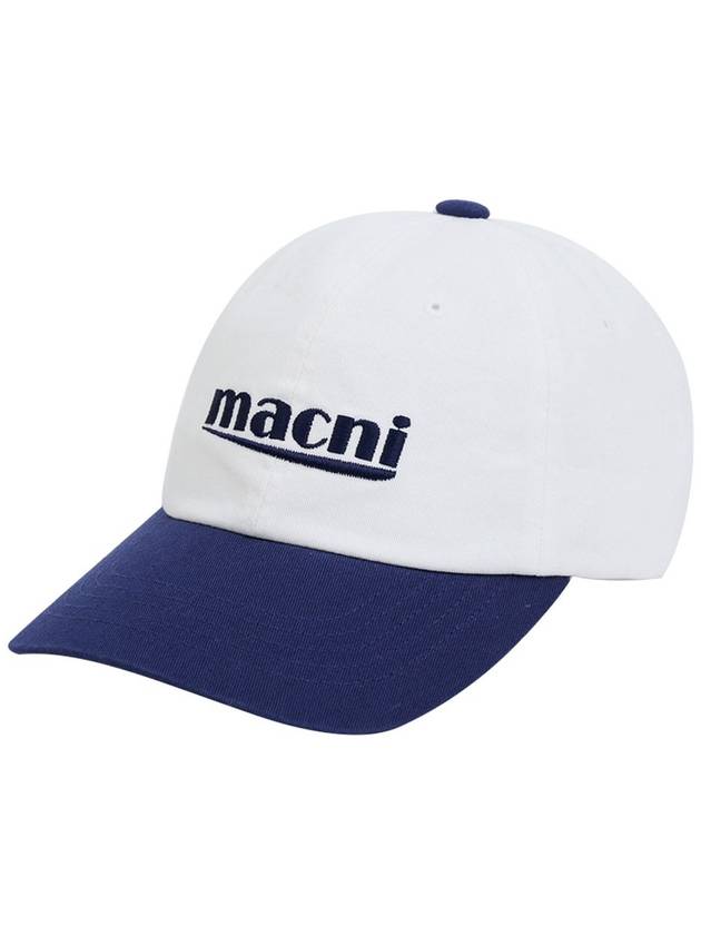 SIGNATURE LOGO MIX BALL CAP NAVY - MACNI - BALAAN 2