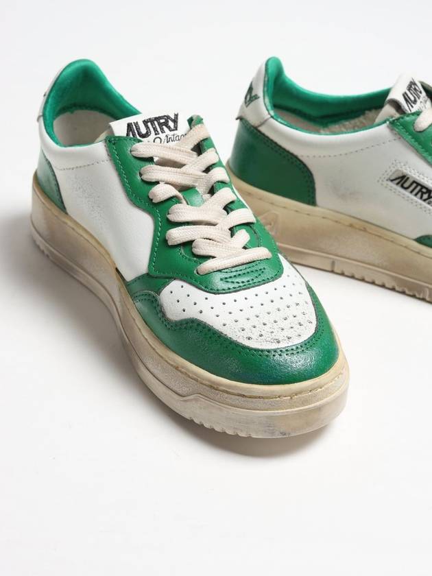 Medalist Super Vintage Low Top Sneakers Green - AUTRY - BALAAN 3