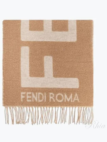 Fringe edge muffler FXT116 - FENDI - BALAAN 1