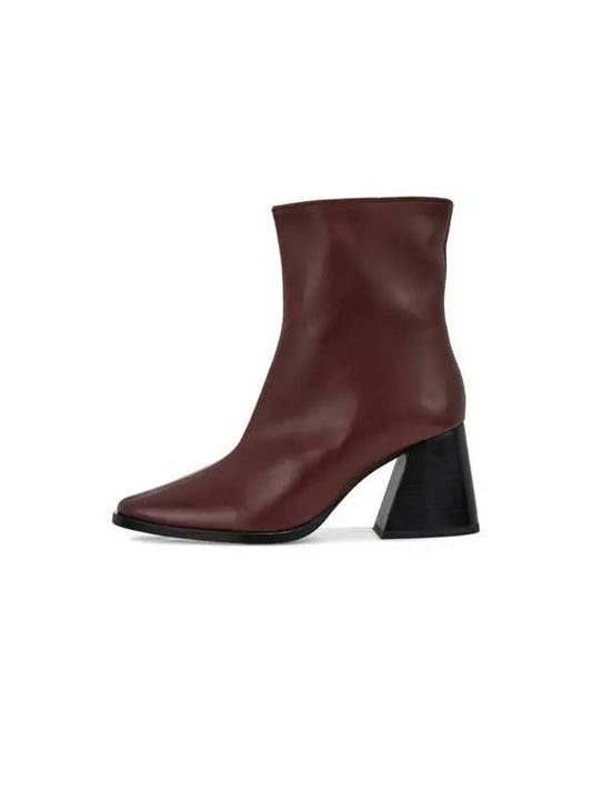 Women's BAYLIS block heel boots burgundy 271535 - PAUL SMITH - BALAAN 1