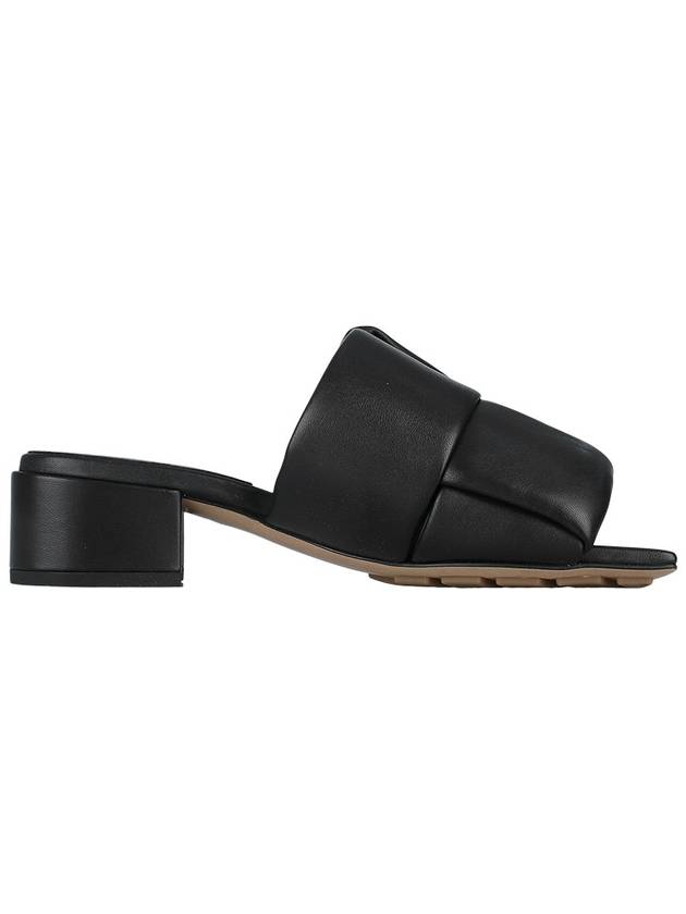 Intrecciato Patch Mule Heel Black - BOTTEGA VENETA - BALAAN 5