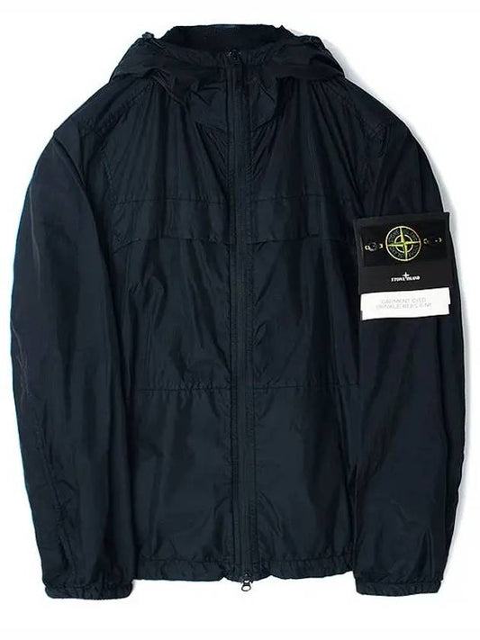 Garment Dyed Crinkle Reps R-Nylon Jacket Navy - STONE ISLAND - BALAAN 2