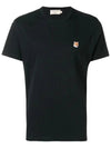 Fox Head Patch Classic Short Sleeve T-Shirt Black - MAISON KITSUNE - BALAAN 2