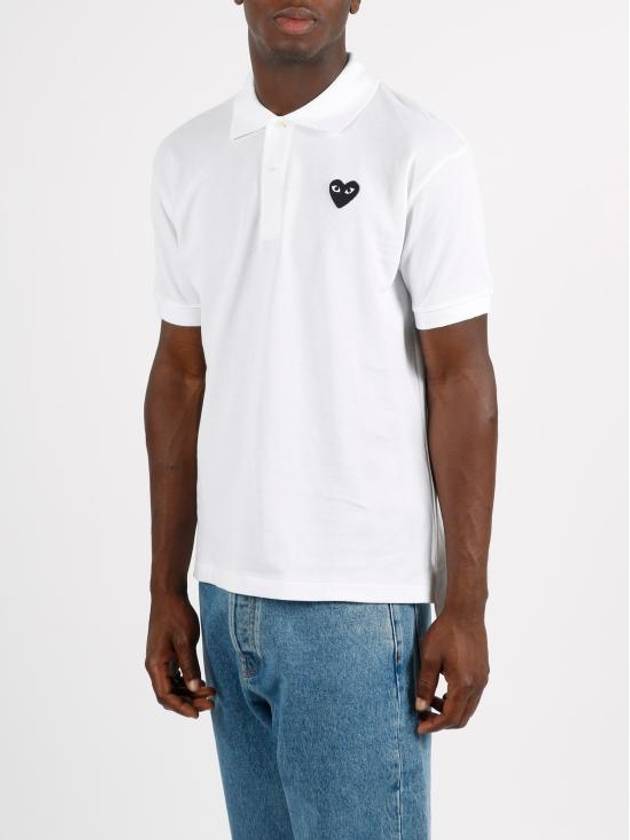 Polo T Shirt P1T066 White - COMME DES GARCONS - BALAAN 3