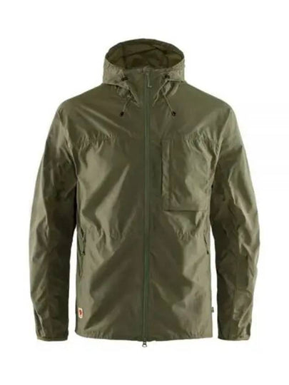 Men's High Coast Wind Jacket Green - FJALL RAVEN - BALAAN 2