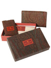 Paisley Card Wallet Brown - ETRO - BALAAN 9