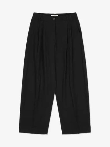 Double pleat curve volume pants black NIKASNW1040BLACK - STUDIO NICHOLSON - BALAAN 1