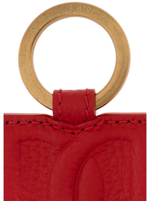 By Malene Birger Leather Keyring Monno, Women's, Red - BY MALENE BIRGER - BALAAN 3