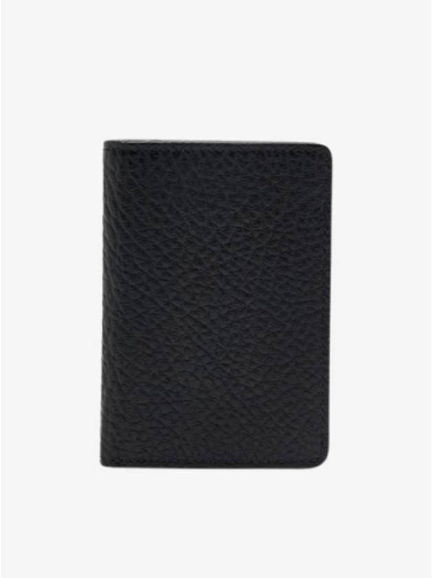 Bovine Leather Card Wallet Black - MAISON MARGIELA - BALAAN 4