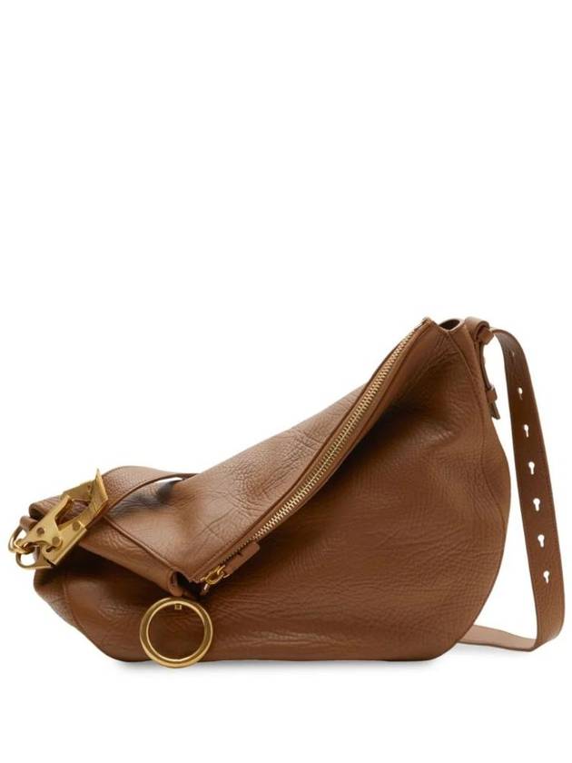 Knight Medium Leather Shoulder Bag Hazel - BURBERRY - BALAAN 1