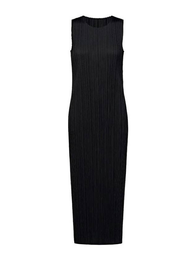 Basic long dress black - ISSEY MIYAKE - BALAAN 1