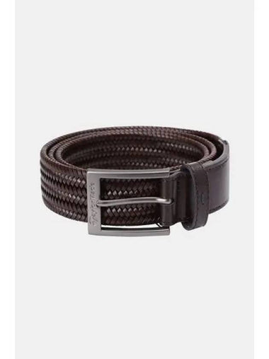 APPAREL Men s Leather Twist Basic Buckle Belt TMABMF602 513 - TAYLORMADE - BALAAN 1