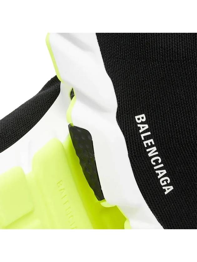 Speed Runner High Top Sneakers Black Yellow - BALENCIAGA - BALAAN 6