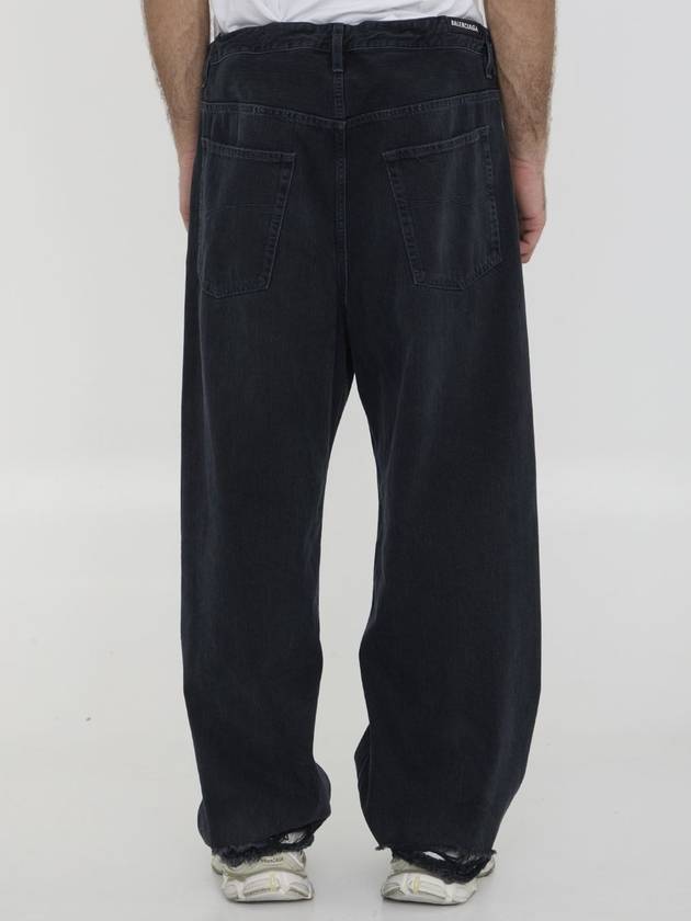 Denim Straight Pants 786643TQW592470 - BALENCIAGA - BALAAN 5