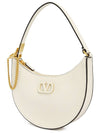 V Logo Hobo Shoulder Bag Ivory - VALENTINO - BALAAN 3