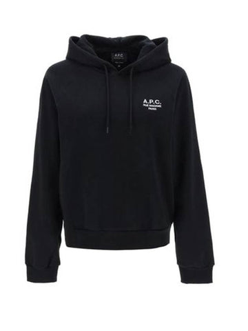 Serena Cotton Hooded Top Black - A.P.C. - BALAAN 1