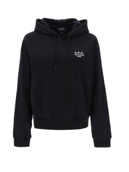 Serena Cotton Hooded Top Black - A.P.C. - BALAAN 1