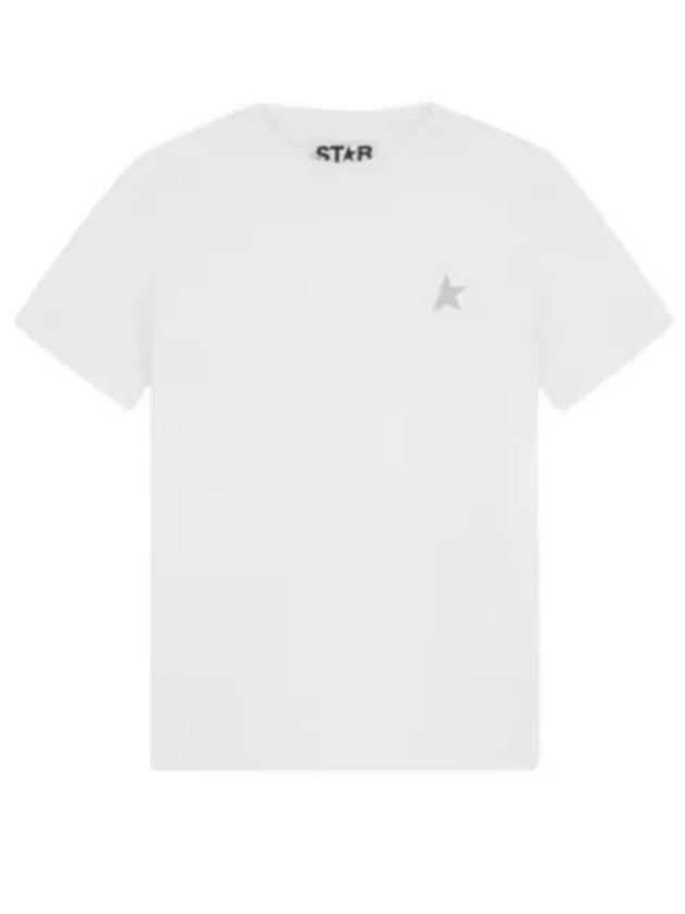 Star Printing Short Sleeve T-Shirt White - GOLDEN GOOSE - BALAAN 2