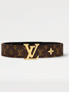 LV Iconic Monogram Canvas Bracelet Gold Brown - LOUIS VUITTON - BALAAN 3