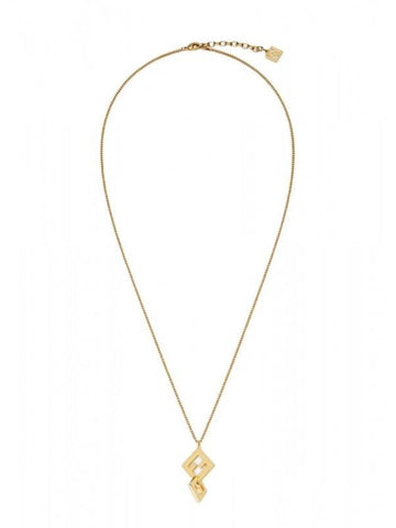 Forever Metal Necklace Gold - FENDI - BALAAN 1