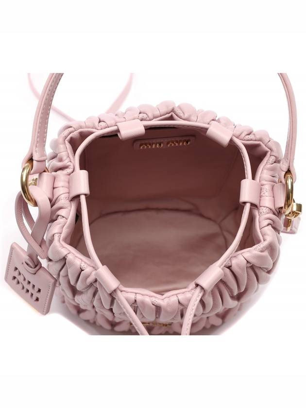 Matelasse Nappa Leather Bucket Bag Pink - MIU MIU - BALAAN 7