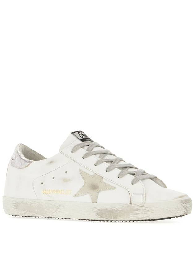 Golden Goose Super-Star Leather Upper Suede Star Piper Print Heel Shoes - GOLDEN GOOSE - BALAAN 3