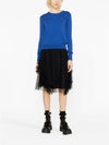 ORB Embroid Logo Knit Top Blue - VIVIENNE WESTWOOD - BALAAN 3