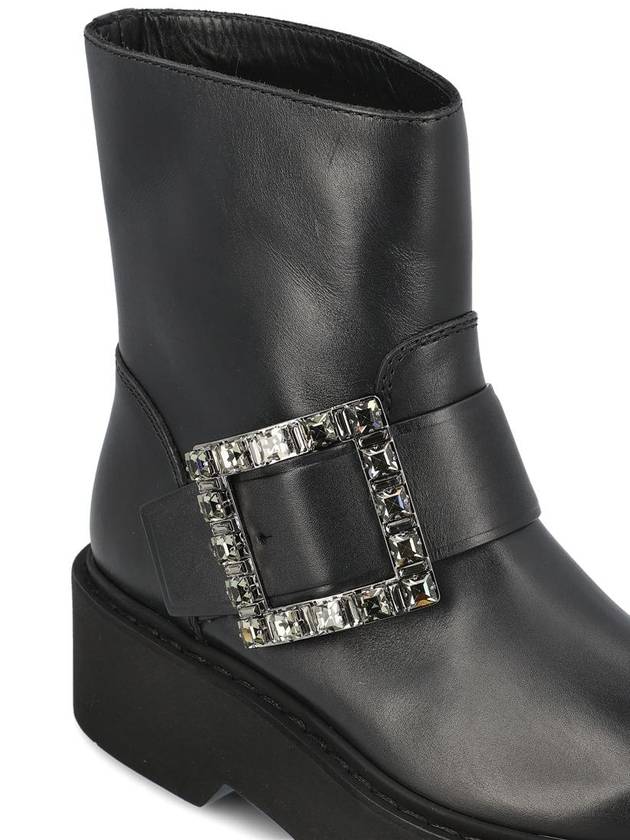 Viv' Rangers Biker Mid Boots Black - ROGER VIVIER - BALAAN 5