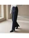 Moshu hidden banding brushed wide raw denim pants - MONO AT.D - BALAAN 2