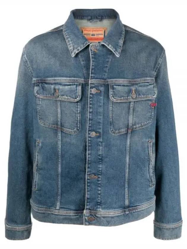 D Barcy Denim Jacket Blue - DIESEL - BALAAN 2