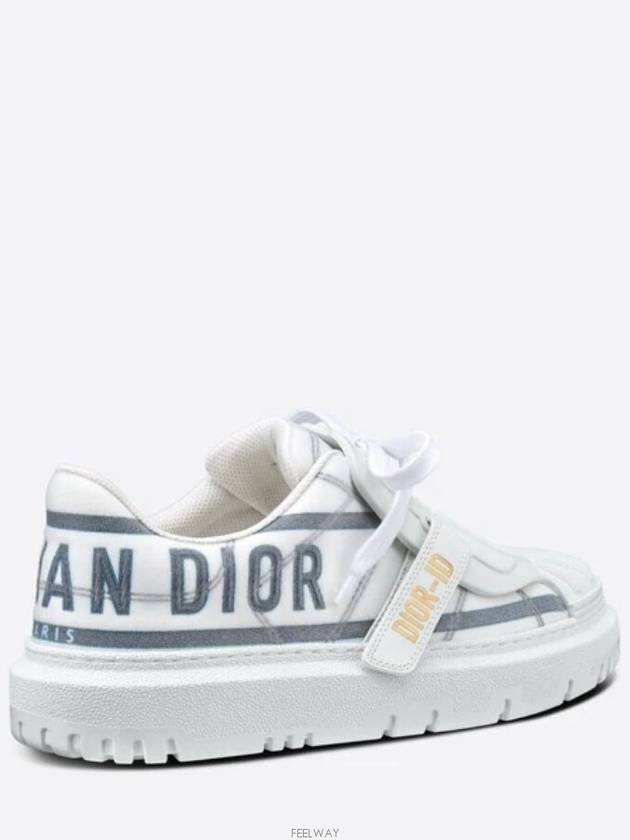 ID Technical Fabric Sneakers White French Blue - DIOR - BALAAN 8