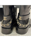 CC bag chain logo long boots black - CHANEL - BALAAN 7