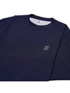 Logo Short Sleeve T-shirt Blue - BRUNELLO CUCINELLI - BALAAN 4