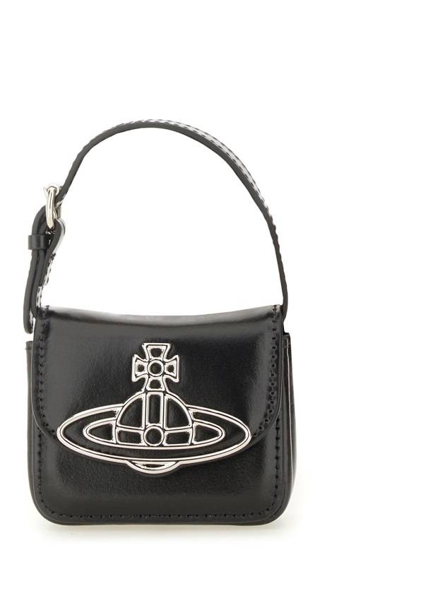 ORB Logo Linda Mini Bag Black - VIVIENNE WESTWOOD - BALAAN 2