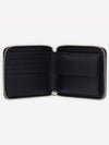 [MAISON KITSUNE] TRICOLOR FOX SQUARE ZIPPED WALLET - BLACK - MAISON KITSUNE - BALAAN 2