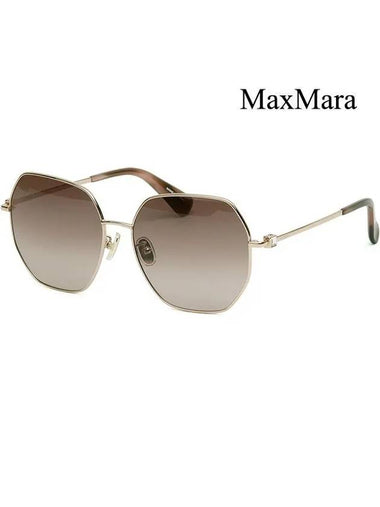 Sunglasses MM0048D 28T Fashion Overfit Cubic Decoration - MAX MARA - BALAAN 1