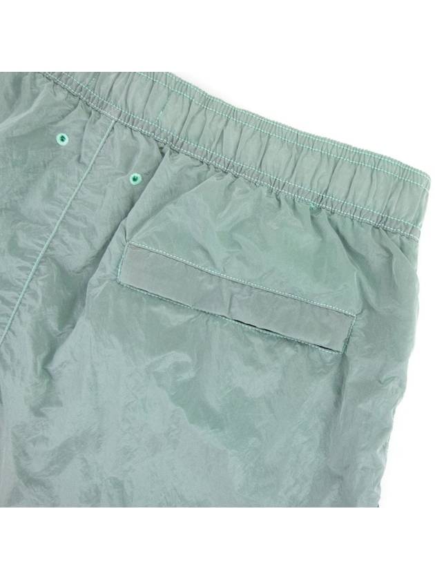 Men's Logo Patch Nylon Swim Shorts Sky Blue - STONE ISLAND - BALAAN 6