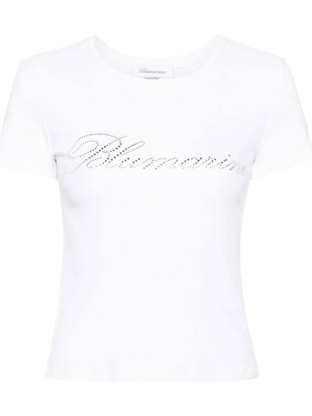 Short Sleeve T-Shirt 2T054A N0100 - BLUMARINE - BALAAN 2