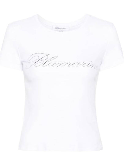 Short Sleeve T-Shirt 2T054A N0100 - BLUMARINE - BALAAN 2