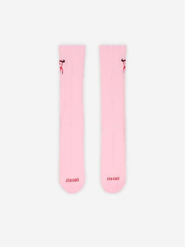 Everyday Plus Cushioned Crew Socks Pink - NIKE - BALAAN 2