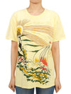 Women s Short Sleeve T Shirt LIGHTHOUSE ESW SUNFLOWER W - WILD DONKEY - BALAAN 1