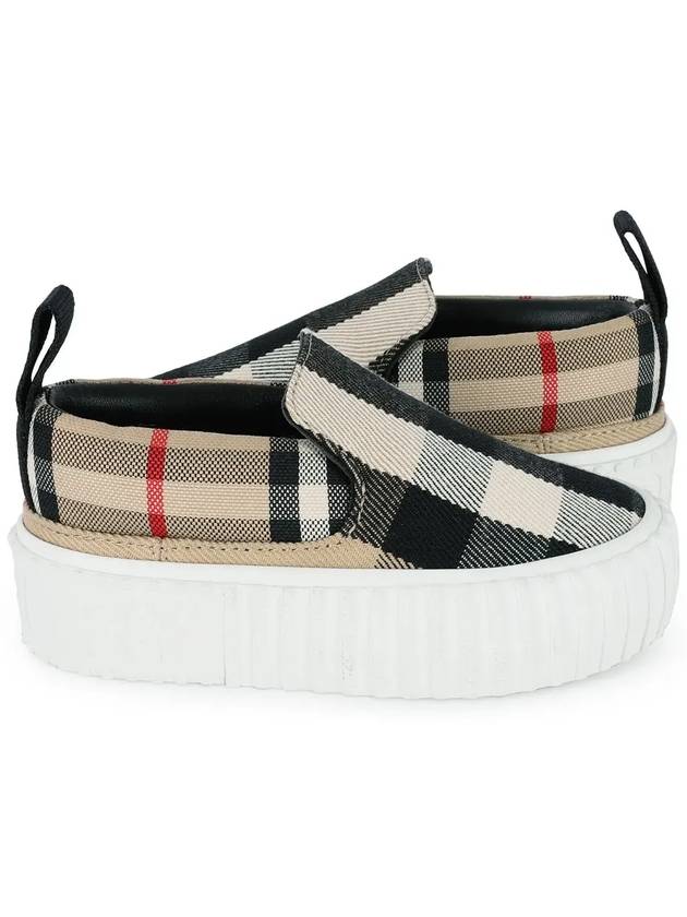 Kids Vintage Check Slip On Beige 8062781 - BURBERRY - BALAAN 3