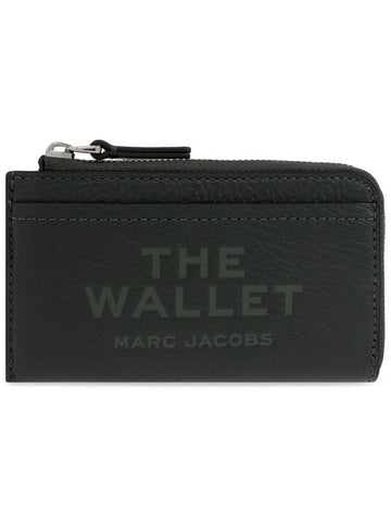 Marc Jacobs Leather Wallet, Women's, Green - MARC JACOBS - BALAAN 1