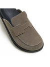 Men s Go Mule Suede Calfskin Etoupe - HERMES - BALAAN 4