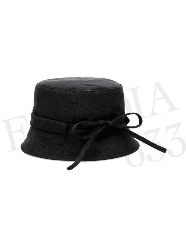 Le Bob Gadjo Bucket Hat Black - JACQUEMUS - BALAAN 5